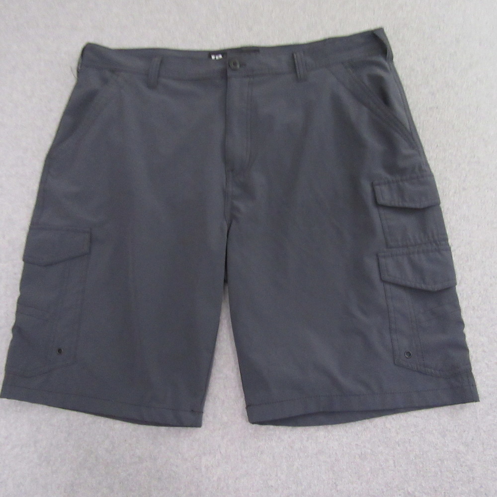 Iron Co Mens Cargo Shorts 40 x‎ 11 Gray Performance Hybrid Pocket Outdoor